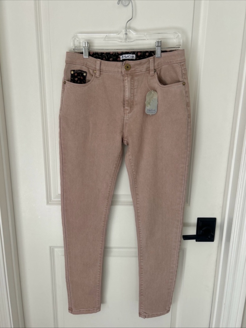 April Cornell Blush Slim Skinny Jeans Women's Size 29 Stretch Comfort